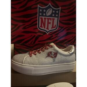 NFL Tampa Bay Buccaneers Crystal Sneakers Women's US Size 10